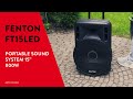 Portable PA System with Bluetooth + Wireless Mic - Fenton FT15LED