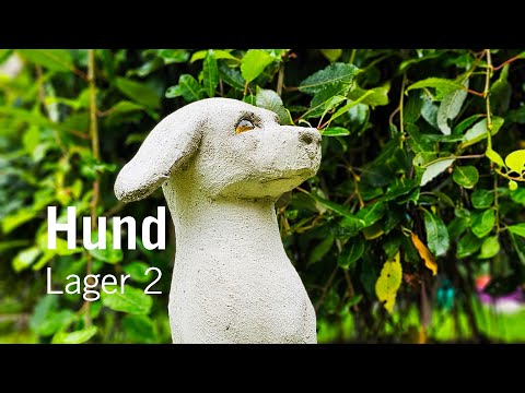 Lager 2 av Hund – Lär dig skulptera i betong