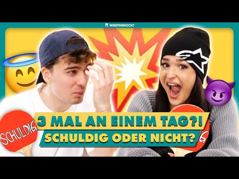 SCHULDIG oder UNSCHULDIG 😈: Julius & Selin packen aus! 🔥 I WISSTIHRNOCH?