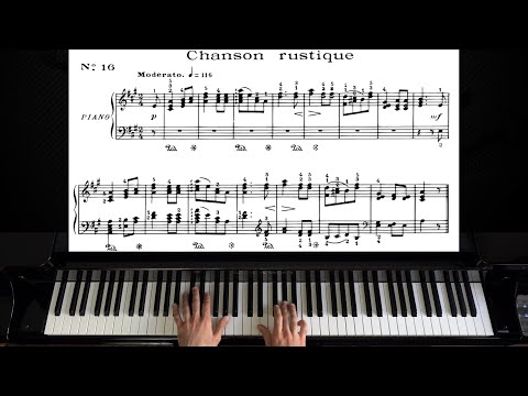 Schumann - Ländliches Lied (Land song) Op. 68, No. 20 | Album for the Young
