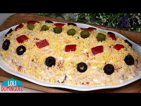 ENSALADILLA TURCA FÁCIL Y RÁPIDA. Ligera y sabrosa hace de esta ensaladilla sea una opción estupenda