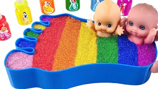 Satisfying Video | How To Make Bathtubs WITH Slime Candy Cutting ASMR RainbowToyTocToc