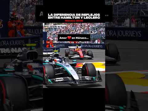 El accidente de Leclerc y Stroll y la salvada de Hamilton en Mónaco #monacogp #f1