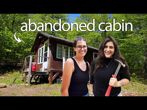 Restoring an Abandoned Cabin with Becca Y!