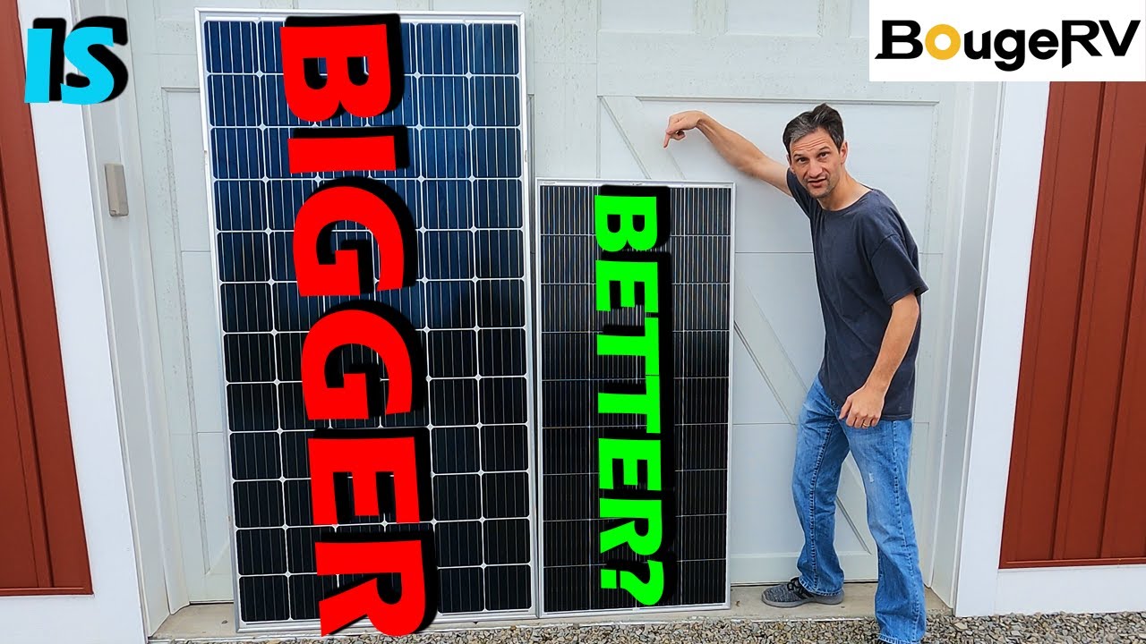 How to Choose The Right Solar Panel – Using BougeRV 180W 12V 9BB Mono Solar Panel Comparison