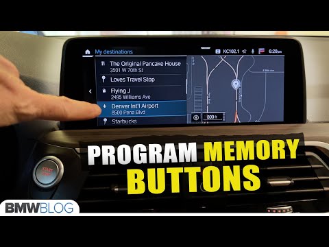 How to Program BMW Memory Buttons