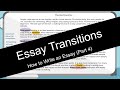 Mastering Essay Transitions and Their Applications