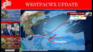 Easterly wave setup with cold surge dominating the western pacific