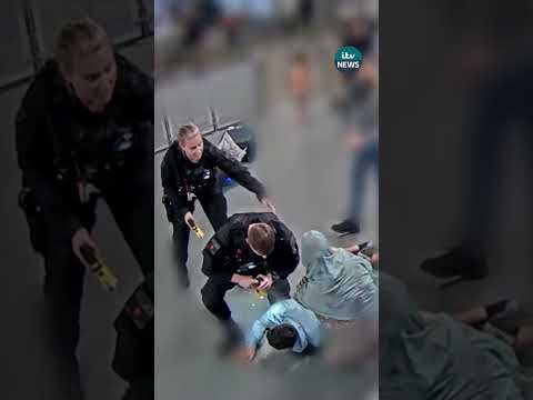 Brothers allegedly assaulted police after a call to an incident at Manchester Airport #itvnews