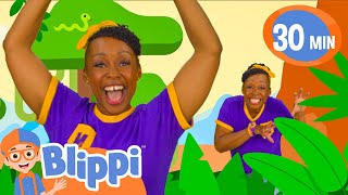 Itsy Bitsy Spider Dance-Along🕸️ | Blippi Songs 🎶| Educational Songs For Kids