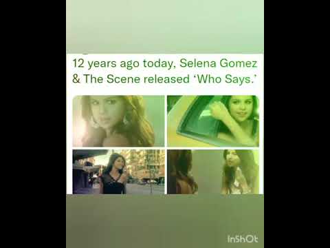 12 years ago today, Selena Gomez & The Scene released ‘Who Says.’