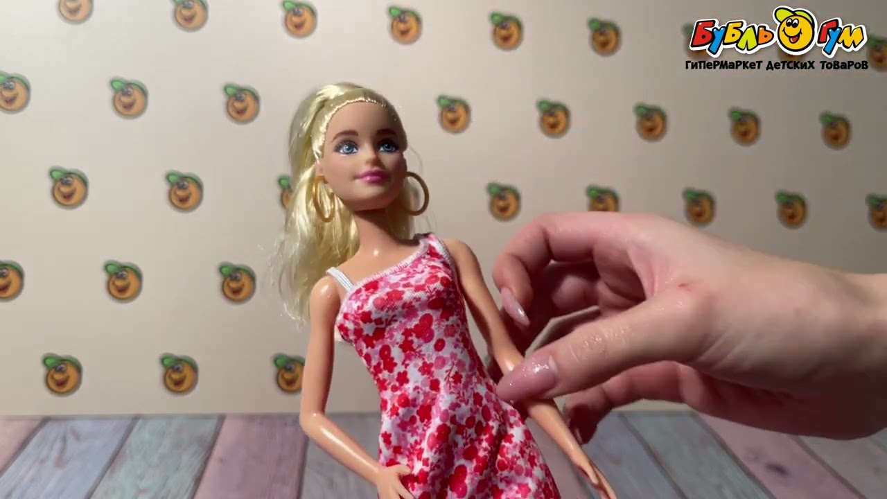 Кукла Barbie Модница в цветочном платье - видео