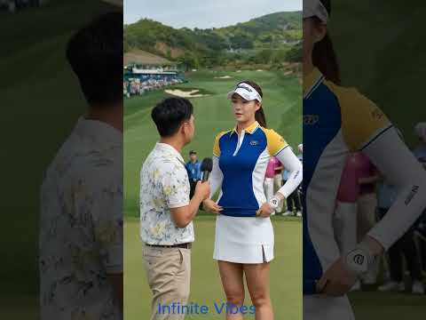 🏌️‍♀️ 대회에서 빛난 눈부신 여성 골퍼의 활약! #배구 #sport #워밍 #댄스
