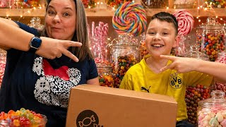 World of Sweets-Süssigkeiten-Box -Auspacken 