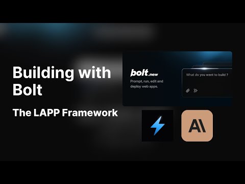 How To Build a SAAS using Bolt.new (Use the LAPP Framework)
