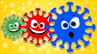 Big Bigger Biggest Song - GERMS!  @BabyBigMouth | #funny #kidssong #dance #cartoonforkids