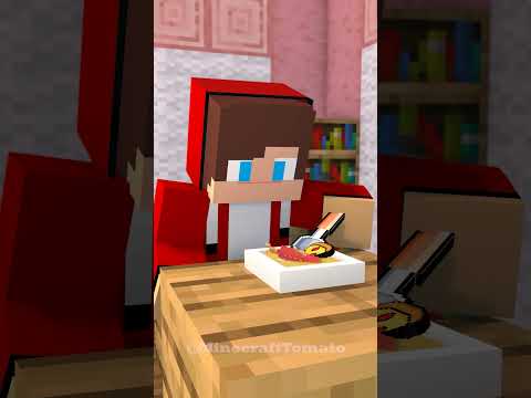 7 - Ghost JJ's sister Bathroom Attack 🥰💦 - JJ MAIZEN Minecraft Animation #shorts