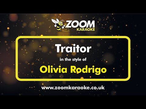 Olivia Rodrigo – Traitor (With Oohs & Aahs BVs Only) – Karaoke Version from Zoom Karaoke