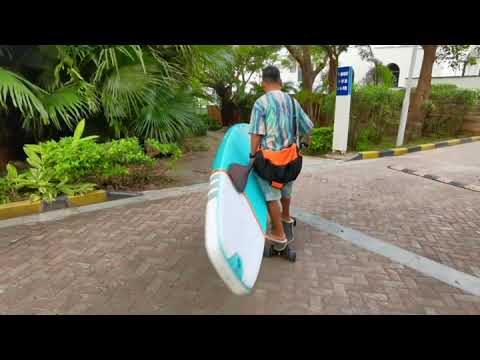Meepoing to do SUP. MEEPO Voyager@Meepo Electric Skateboard