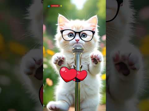 kucing lucu #kucinglucu #nyanyi #lucu #funny #ngakak  #shorts