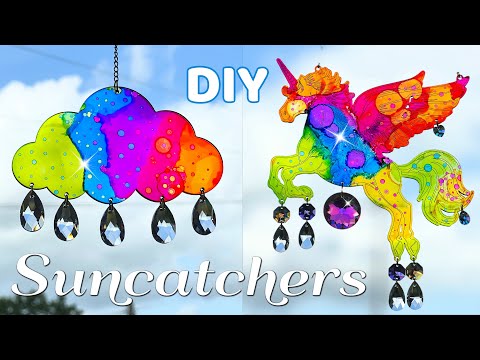 Make Your Own Sparkling Sun Catchers ✨🌈  From Scratch! Laser Cutting with xTool P2