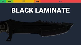Huntsman Knife Black Laminate Wear Preview