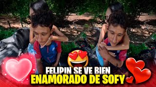Vean que nervioso se puso Felipin cuando Sofy le dio cariñitos. Llegamos a comunidad El Maguey.