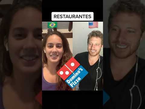 RESTAURANTES famosos (Inglês x Português Brasileiro) #shorts