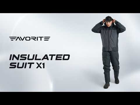 Favorite X1 Insulated Suit — теплий мембранний костюм, розроблений для зимової ловлі на спінінг.