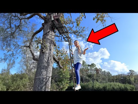 DEER HUNTING STEALTH MODE! ULTIMATE LADDER STAND PLACEMENT!