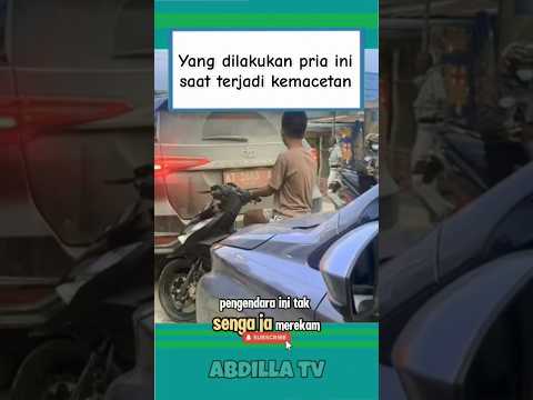 yang dilakukan pria ini terhadap mobil fortuner di depannya โ๏ธ #shorts