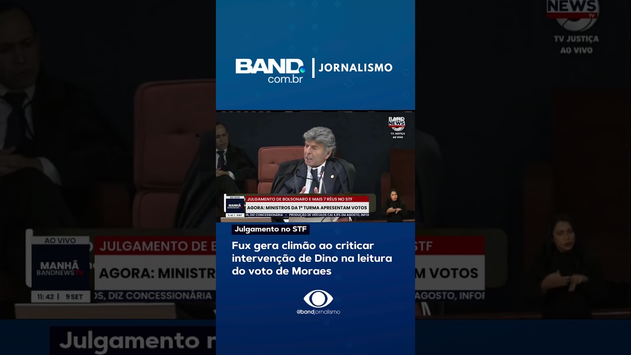 Fux gera climão ao criticar intervenção de Dino na leitura do voto de Moraes