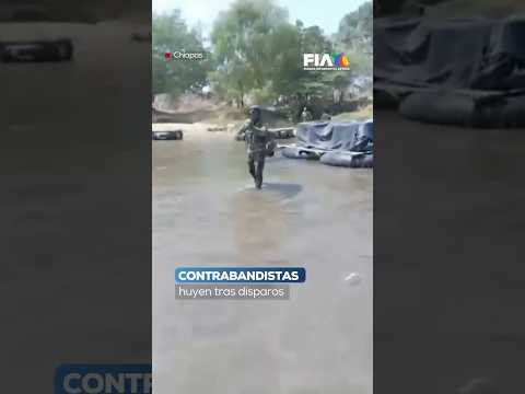 Marinos disparan contra huachicoleros en Chiapas