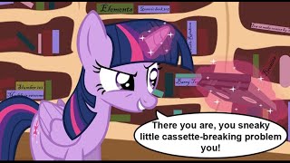 [MLP Comic Dub] Twilight Vs Technology: VHS Edition (Comedy)
