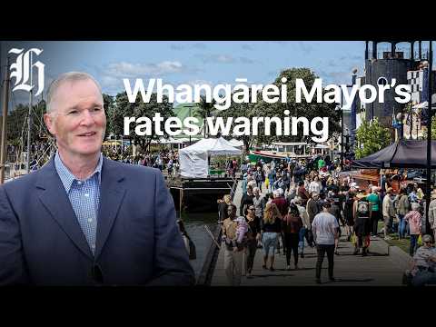 YouTube video thumbnail: Whangārei Mayor Warns Halving Rates Increase Will Mean $6m Shortfall