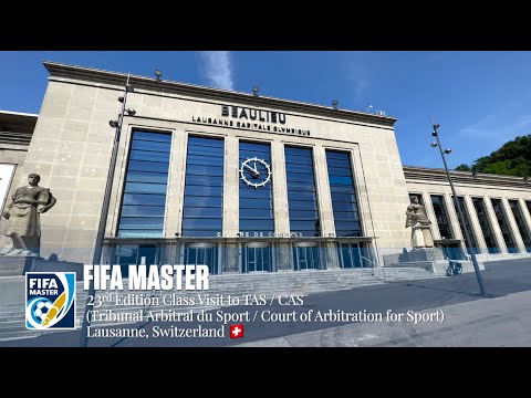 FIFA Master field visit to CAS - Court of Arbitration for Sport #Lausanne #Switzerland