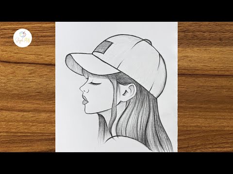 How to draw a girl step by step || Easy drawing for girls step by step ||  Beautiful girl drawing