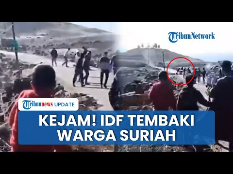 Detik-detik Tentara IDF Tembaki Warga Suriah yang Protes Kehadirannya, Israel Malah Beri Pembelaan