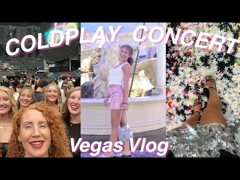 Coldplay Concert | Vegas Vlog 2025