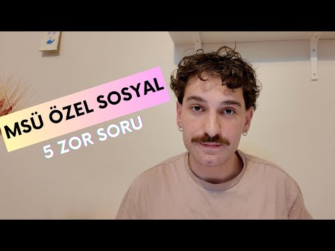 MSÜ Sosyal'de Çıkmazsa Adam Değilim | YKS Hocan