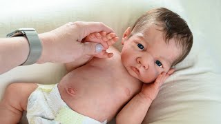 Realistic Lifelike Silicone Reborn Baby Boy Alan #reborn #reborncommunity #baby #siliconebaby #doll