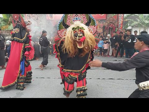 Barongan Ngamuk di Tantang Penonton Jaranan MANGGOLO PUTRO Live Gondang Nganjuk