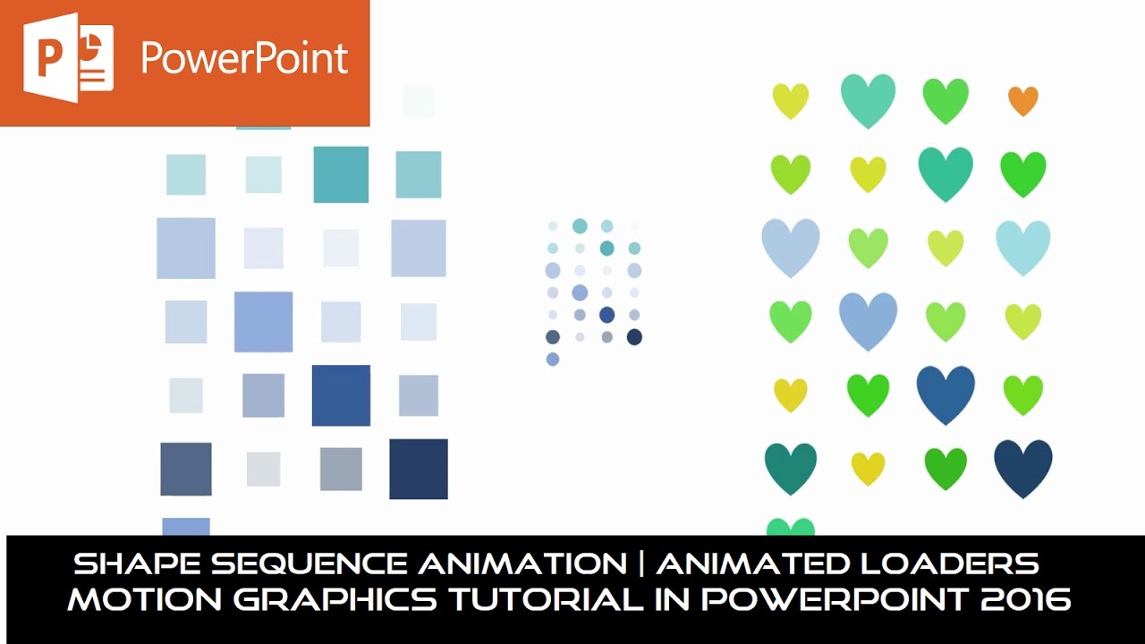 The Shapes Animation in PowerPoint Animated Background - The Teacher