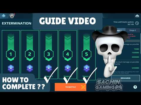 How To Complete Extermination Mode 3, 4 and 5 | War Robots Tips And Tricks