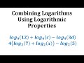 Logarithmic Properties and Expressions