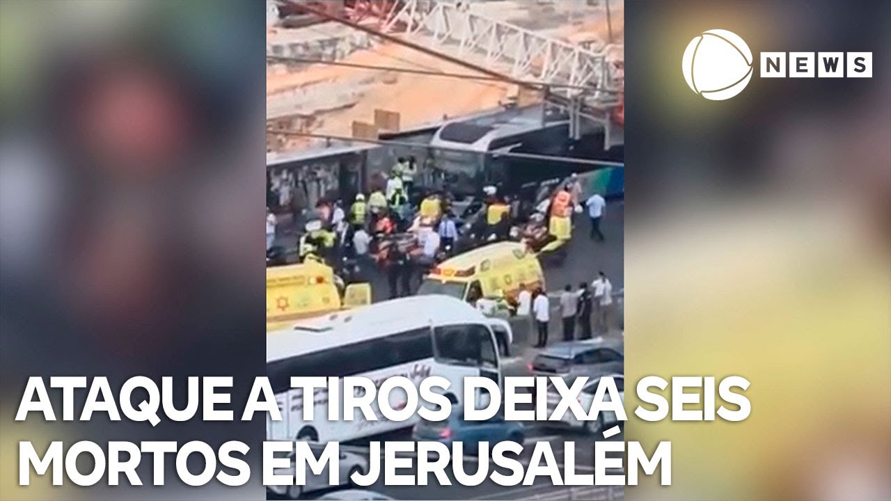 Ataque a tiros deixa seis mortos em Jerusalém