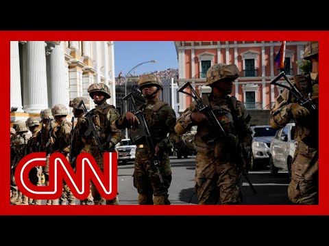 Attempted coup taking place in Bolivia