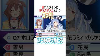 照れくさそうに野うさぎさんっというぺこーら【ホロライブ切り抜き/Hololive】#vtuber #shorts #戌神ころね #兎田ぺこら