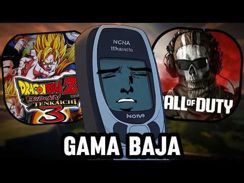 Probé JUEGOS EXIGENTES de CELULAR en un GAMA BAJA