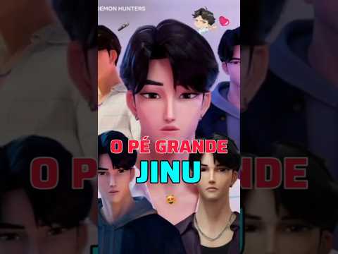 O PÉ GRANDE DO JINU #guerreirasdokpop #jinu #rumi #mira #shorts